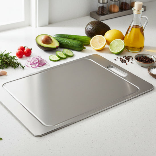 planche inox en acier inoxydable 304 sous l'eau