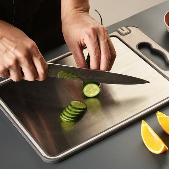 planche inox réversible