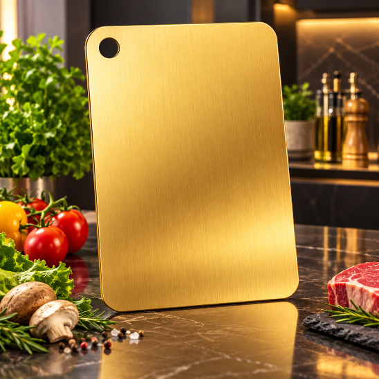 planche-a-decouper-inox-doree-planx-aurum-avec-trou-rond-integre