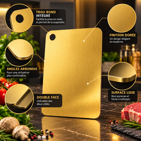 planche-a-decouper-inox-doree-planx-aurum-double-face-avec-trou-rond-integre