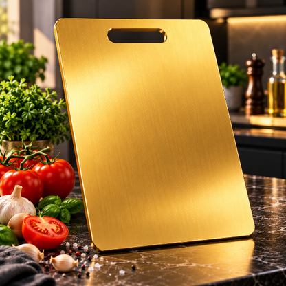 planche-a-decouper-inox-doree-planx-gold-finition-brossee-poignee-integree