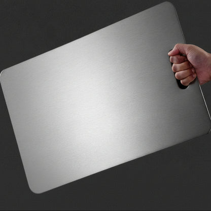 planche inox poignée