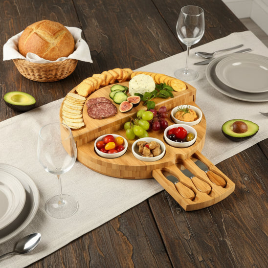 plateau charcuterie fromage bien presenté