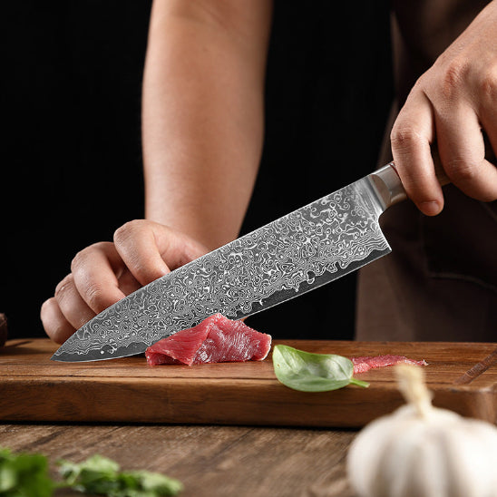 set couteaux de cuisine de qualité en damas