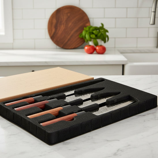 set de couteau de cuisine 4 couteaux moyenne gamme