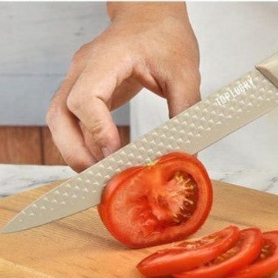 set de couteau de cuisine couteau du chef tranche tomate
