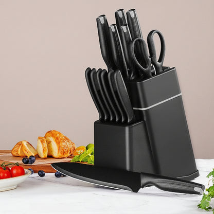 set de couteaux de cuisine avec bloc de rangement